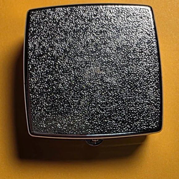 Black Pill Box Medication Box Pink Butterfly Design - Picture 4 of 5